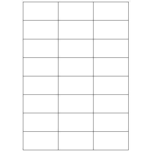 MEGASTAR CONF 2400 ETICHETTE ADESIVE 70X37 mm BIANCO OPACO